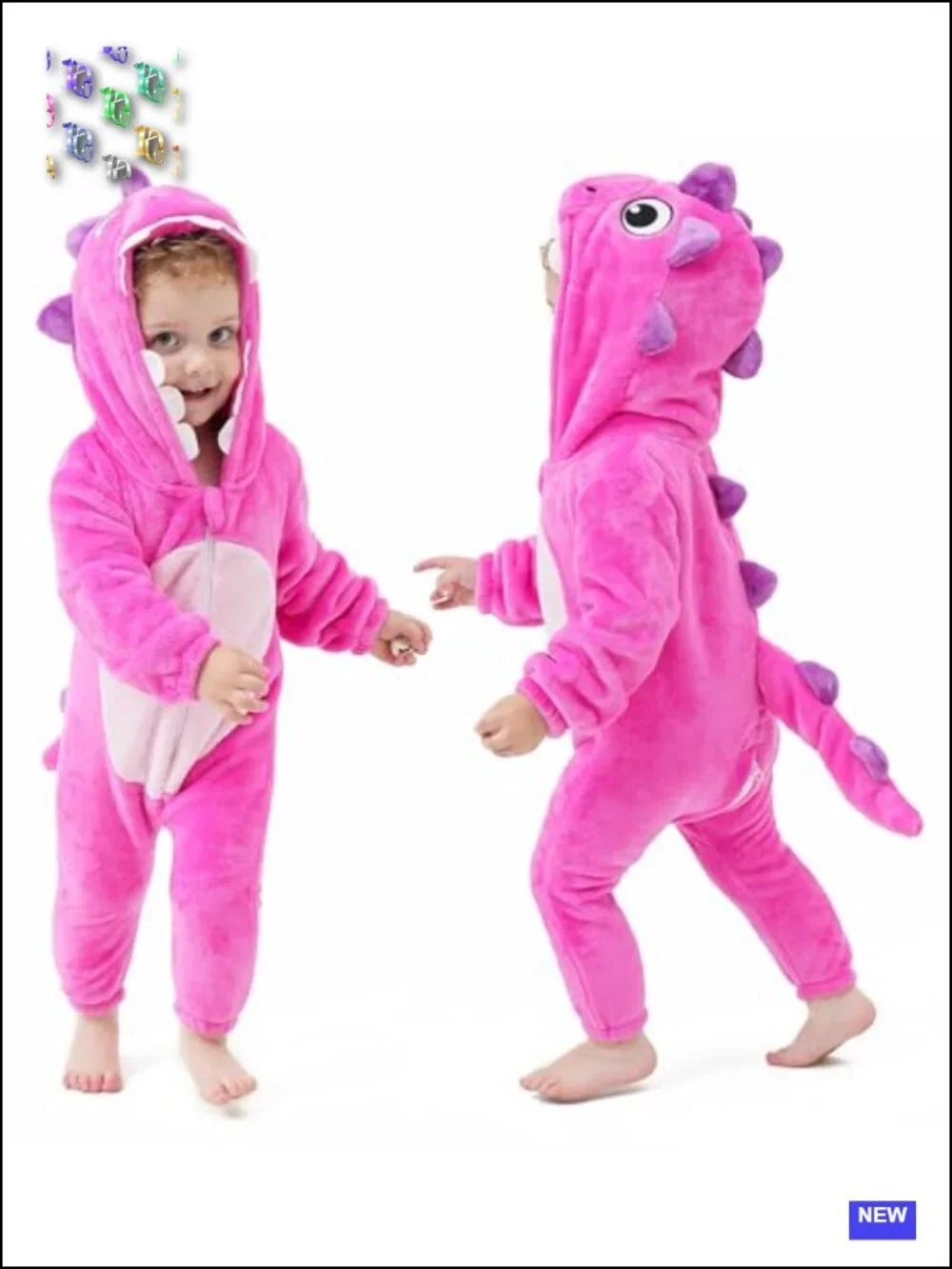 Soft Flannel Baby Animal Onesie Halloween Cosplay Costume Romper